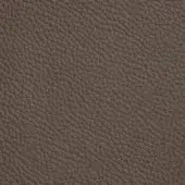 Cattelan Italia Soft Leather 946, marrone 1585: close-up of textured, full-grain leather with repeating bumps and a subtle matte sheen.