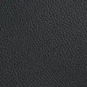 Dark gray pebbled leather texture with a dense, repeating pattern of small bumps and a matte finish, showcasing tonal variations.