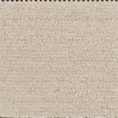 Off-white textured fabric swatch with subtle striped pattern, granular surface, and perforated edge; “ditre italia link 003” label visible.