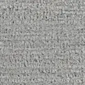Gray looped fabric texture with a nubby, woven construction; horizontal rows of densely packed loops create a three-dimensional surface.