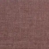 Woven fabric sample, reddish-brown linen blend, textured grid pattern with dark flecks; ditre italia “Manhattan 021” collection.