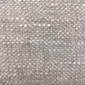 Woven fabric sample in muted gray with off-white flecks, dense irregular weave, textured nubby finish, labeled “ditre italia martin 102”.