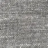 Woven fabric texture, muted gray with heathered effect, displaying a dense grid pattern and speckled appearance; label reads “ditre italia martin 107”.