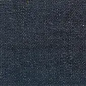 Dark blue-gray woven fabric texture with heathered appearance, featuring yellow and light gray flecks, matte finish, and dense uniform weave.