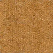 Ditre Italia Potter 512 fabric texture, mustard yellow woven textile with silver-grey speckles, dense nubby grid pattern, matte finish.