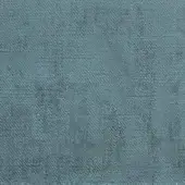 Teal textured fabric sample with a dense grid pattern of raised circles, horizontal striations, and a raw edge; Ditre Italia trend 035.