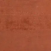 Terracotta fabric sample with a woven, mottled texture; horizontal color band and matte finish, labeled “ditre italia Trend 052”.