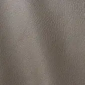 Gray leather texture sample, “Polar 210” by ditre italia, displays a fine grain and subtle sheen with consistent tonal variations.