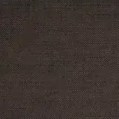 Dark brown woven fabric with horizontal stripes displays a dense, matte texture and grid pattern from interlaced threads.