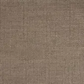 Woven fabric sample, taupe and light brown tones, dense textured pattern with visible matte threads for upholstery.
