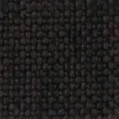 Charcoal gray and burgundy woven fabric sample with a square grid pattern and raised knots, displaying a matte, heathered texture.