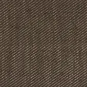 Herringbone fabric sample, muted brown tones, diagonal weave pattern, tightly woven texture, matte finish, consistent angled lines throughout.