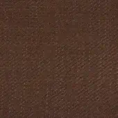 Brown textured fabric sample with a diagonal weave and mottled appearance, displaying subtle tonal variations and granular surface details.