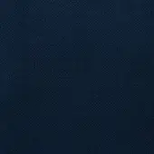 Navy blue fabric texture with a dense, repeating dot pattern and woven construction, displaying a consistent, saturated color tone.
