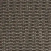 Woven fabric sample, muted gray-brown tone, dense rectangular grid pattern with a slightly raised, nubby texture and heathered visual effect.