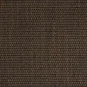 Woven fabric sample, olive-brown tone, repeating circular node pattern within a grid structure, dense texture, uniform geometric design.