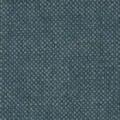 Woven fabric texture, teal-gray color, repeating circular nodes pattern, consistent density, nuanced heathered effect, even studio lighting.