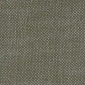 Olive green woven fabric with gray and chartreuse threads, displaying a small-scale, textured grid pattern and a slightly raised surface.