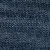 Blue linen texture, stone-washed finish, looped pile with granular surface and subtle mottling; code 518 from erba fabrics collection.