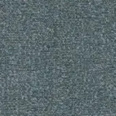 Woven fabric sample in basilico green with heathered gray and gray-blue threads, displaying a subtle horizontal rib and matte texture.