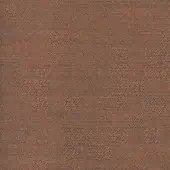 Terracotta fabric sample with a tight weave and charcoal gray speckles, displaying a matte finish and uniform texture in diffused lighting.