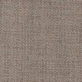 Woven fabric sample, warm gray color, dense regular grid texture with subtle tonal variations and a slightly raised, tactile surface.