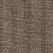 Woven fabric sample, earthy brown tone, dense grid pattern, matte finish, textured surface, suggesting durable natural fiber construction.