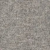 Woven fabric texture, gray and beige mottled pattern, tight granular weave with visible fibers, muted neutral color palette, diffused lighting.