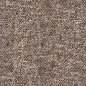 Heathered brown and beige fabric texture with a dense, nubby weave and matte finish, suggesting a durable, rustic wool or blend.