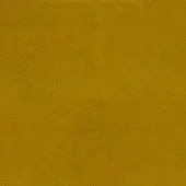 Mustard yellow velvet fabric sample displaying a matte, granular texture and consistent nap throughout the woven material from the erba collection.