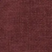 Burgundy synthetic fabric texture, “synthese col 20 rouge” from Erba collection, displays a nubby, heathered weave with a matte finish.