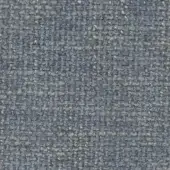 Textured fabric sample, blue-gray and pale green heathered weave, matte finish, part of erba Synthese collection, color 24 eau verte.