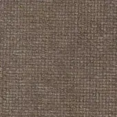 Camel synthetic fabric sample with heathered texture and interwoven golden-yellow threads, displaying a dense, nubby weave.
