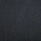 Black cayman nero leather texture with repeating circular perforations, matte finish, dense pattern, uniform surface detail.