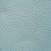 Aqua azul pebble-grain leather texture from the Ascot collection, displaying a matte finish and consistent, raised surface pattern.