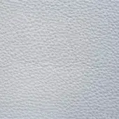 White pebble-grain leather texture sample from erba’s Ascot collection displays a subtly reflective, consistent surface with small, evenly distributed bumps.