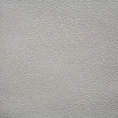 Light gray turtledove leather texture sample with a fine, pebbled grain and matte finish displayed on a white background.