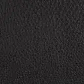 Dark brown Piumone leather texture sample with a dense, pebbled grain and matte finish from the Erba collection.