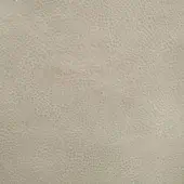 Leather texture sample, light beige, granular pumice grain with irregular lines and matte finish, suitable for upholstery applications.