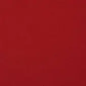 Red fabric swatch with a plain weave texture and matte finish, labeled “lacividina” as a textile sample for tailoring.