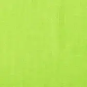 Lime green fabric sample with a matte finish and tight woven texture, displaying a subtle grid pattern and natural fiber appearance.
