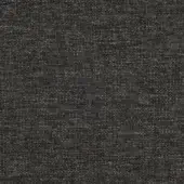 Charcoal gray woven fabric with heathered beige and light gray threads, exhibiting a complex, nubby, multi-directional textile pattern.