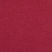 Red fabric sample displaying a dense, even weave and matte finish with a subtle granular texture, presenting a uniform color tone.