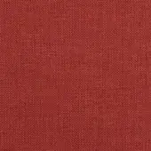 Terracotta fabric sample with a grid weave, featuring red and orange-yellow threads, matte finish, and uniform texture.