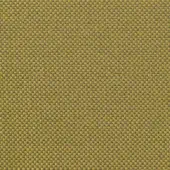 Woven fabric sample, mustard yellow and gray-charcoal, with a dense rectilinear grid pattern and subtle sheen, studio lighting.