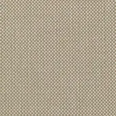 Fabric sample, tan and beige woven texture, plain weave grid pattern with vertical dark warp and horizontal light weft yarns.