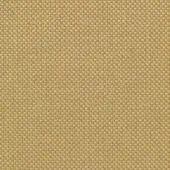 Mustard yellow woven fabric sample displaying a grid pattern with off-white threads, exhibiting a uniform texture and consistent color throughout.