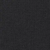 Dark gray geometric fabric with a repeating square pattern, dense weave, matte finish, and subtle tonal variations in texture.