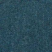 Teal and charcoal gray woven fabric sample with a grid pattern, matte texture, and dense weave; label reads “lacividina 7068.09”.