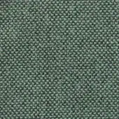 Woven fabric with muted sage green and dark gray geometric pattern, dense texture, matte finish, and visible thread variations.